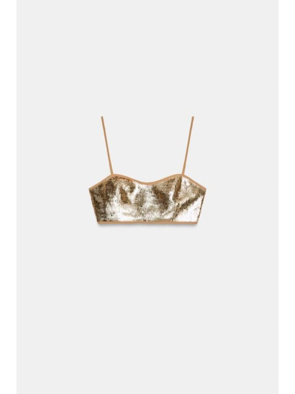ZARA SEQUIN CROP TOP 3210/006/735